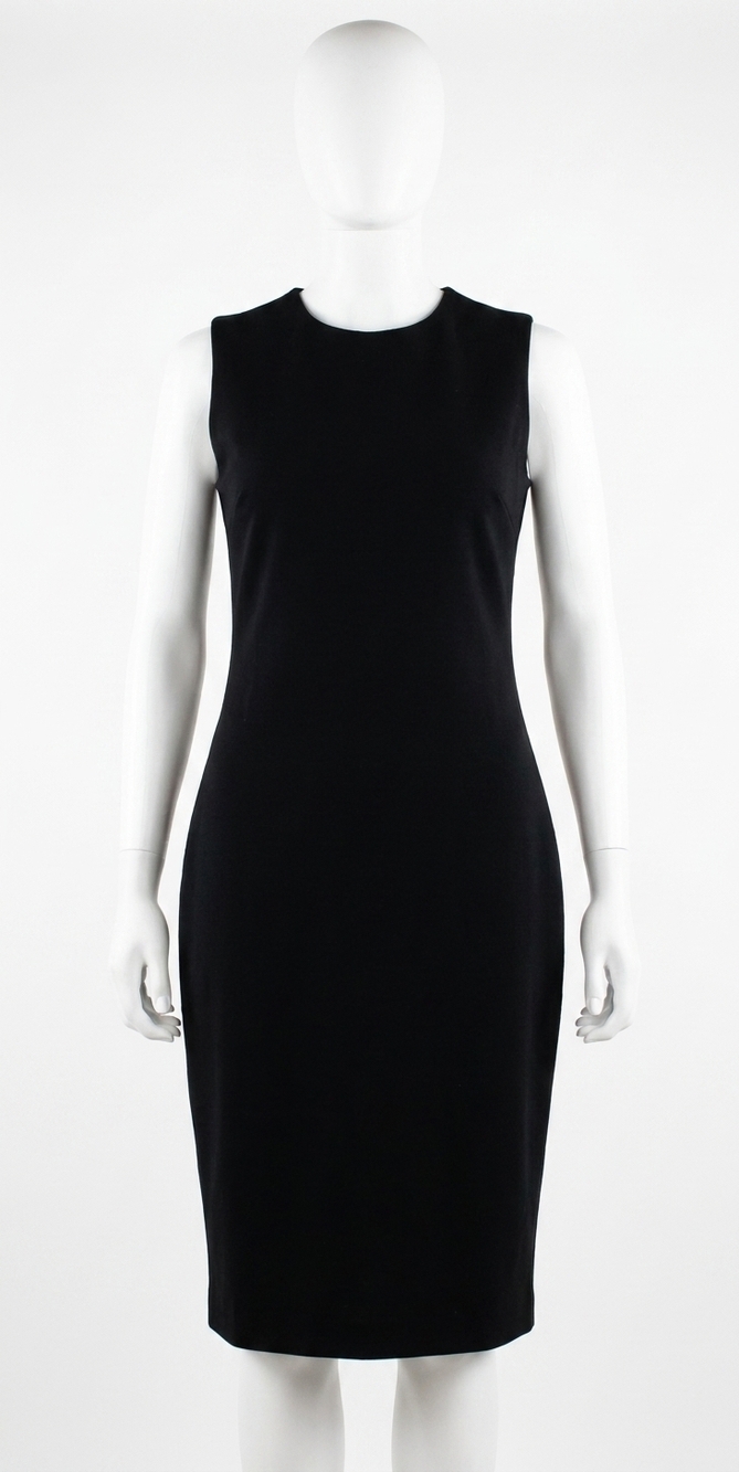 NEW SPANX perfect midi sheath dress in black